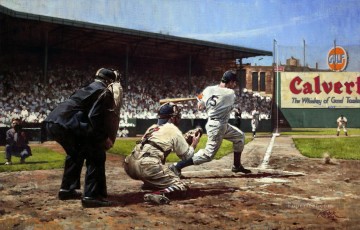 スポーツ Painting - 野球14 印象派